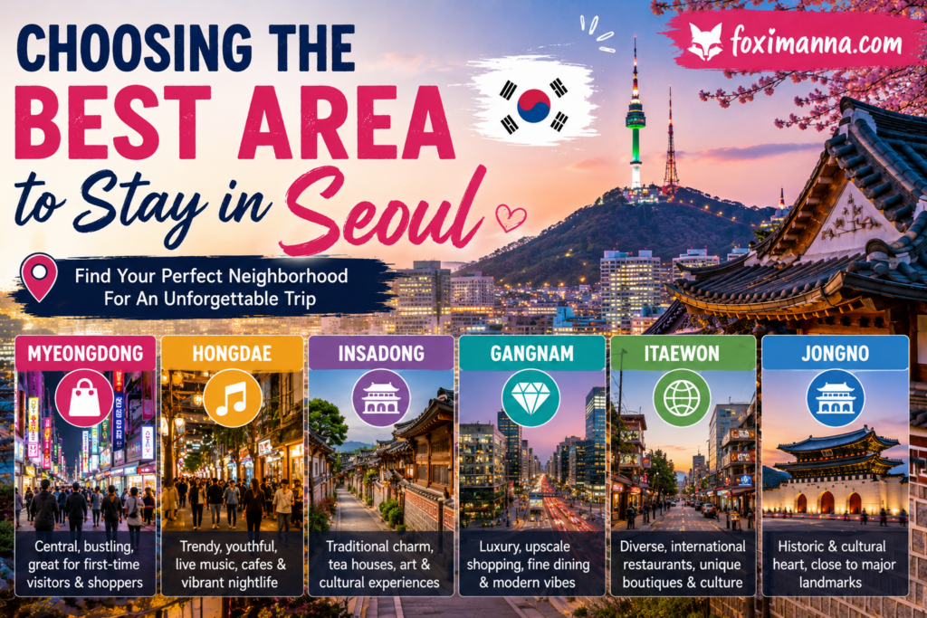 Choosing The Best Area To Stay In Seoul