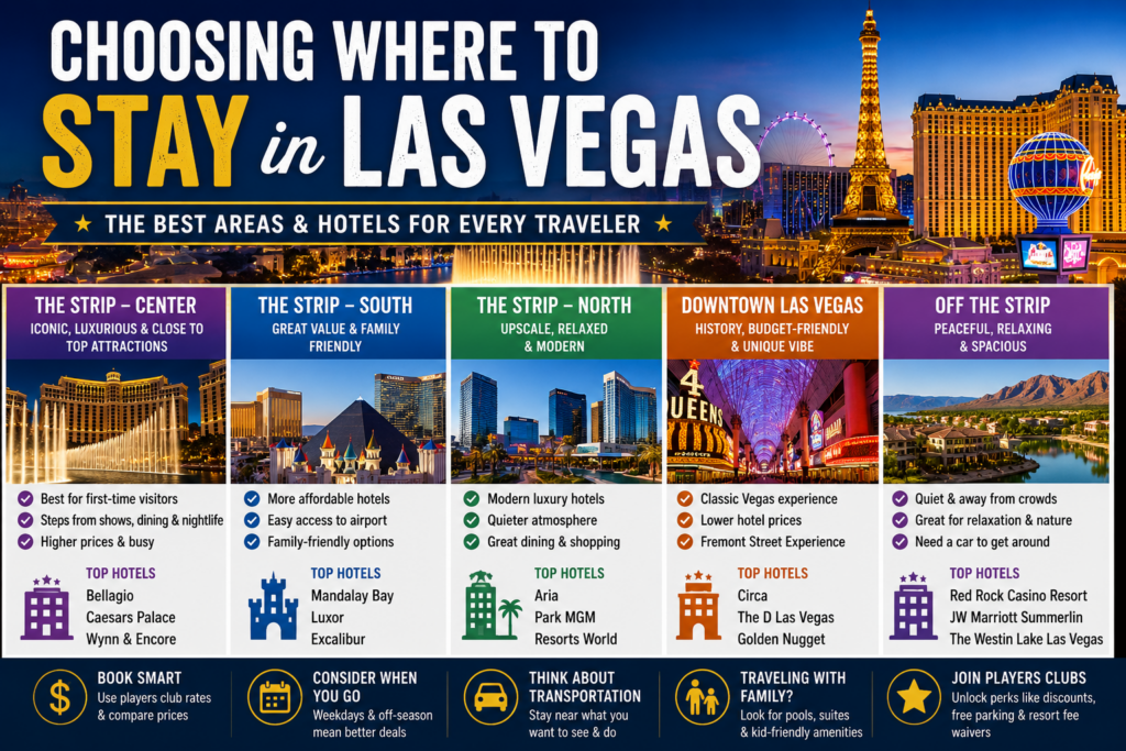 Choosing Where To Stay In Las Vegas