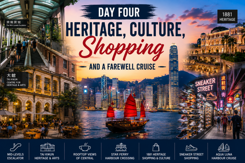 Day Four Heritage Culture Shopping And A Farewell Cruise