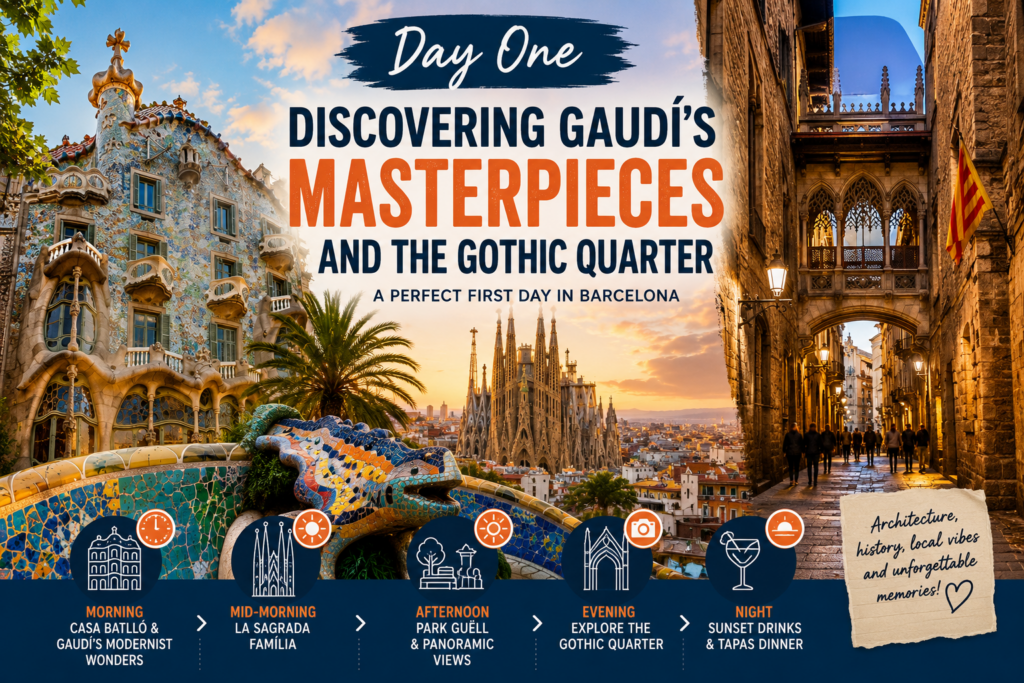 Day One Discovering Gaudí's Masterpieces And The Gothic Quarter