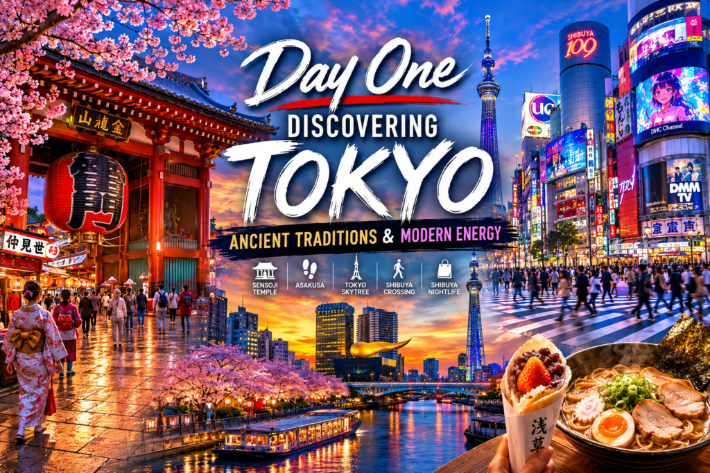 Day One Discovering Tokyo's Ancient Traditions And Modern Energy