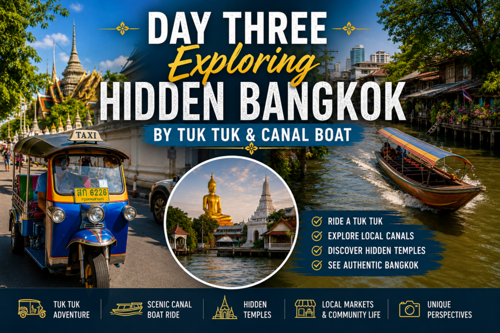 Day Three Exploring Hidden Bangkok By Tuk Tuk And Canal Boat
