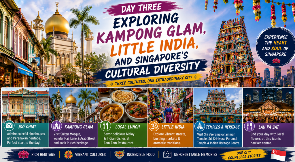 Day Three Exploring Kampong Glam Little India And Singapore's Cultural Diversity