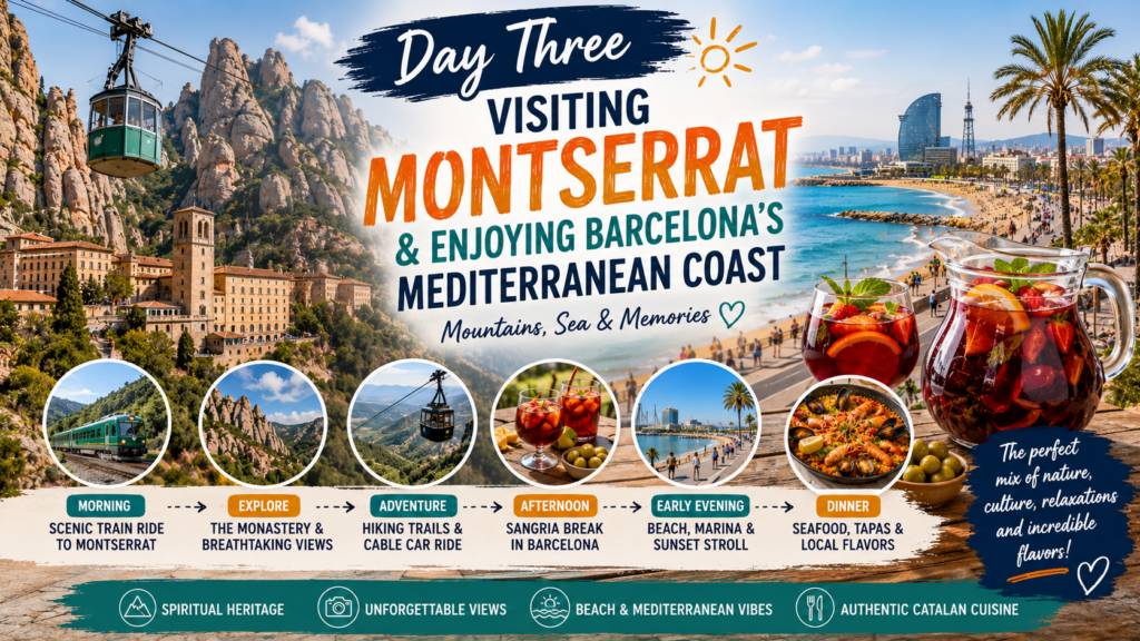 Day Three Visiting Montserrat And Enjoying Barcelona's Mediterranean Coast