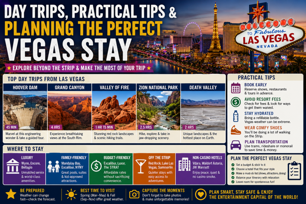 Day Trips Practical Tips And Planning The Perfect Vegas Stay