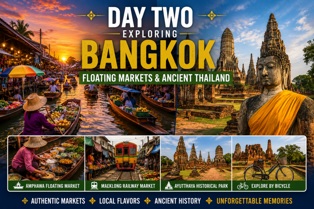 Day Two Exploring Floating Markets And Ancient Thailand
