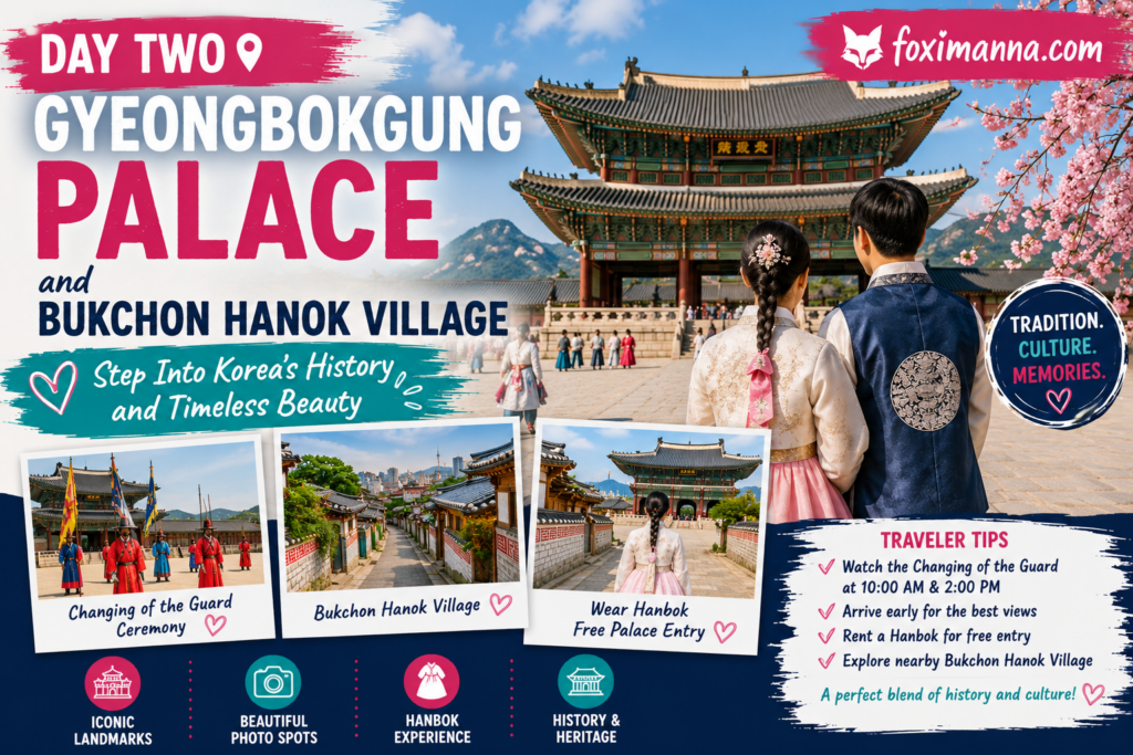 Day Two Visiting Gyeongbokgung Palace And Bukchon Hanok Village