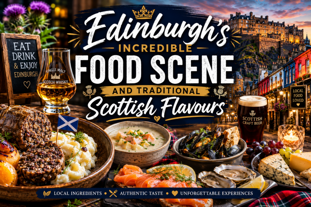 Edinburgh's Incredible Food Scene And Traditional Scottish Flavours