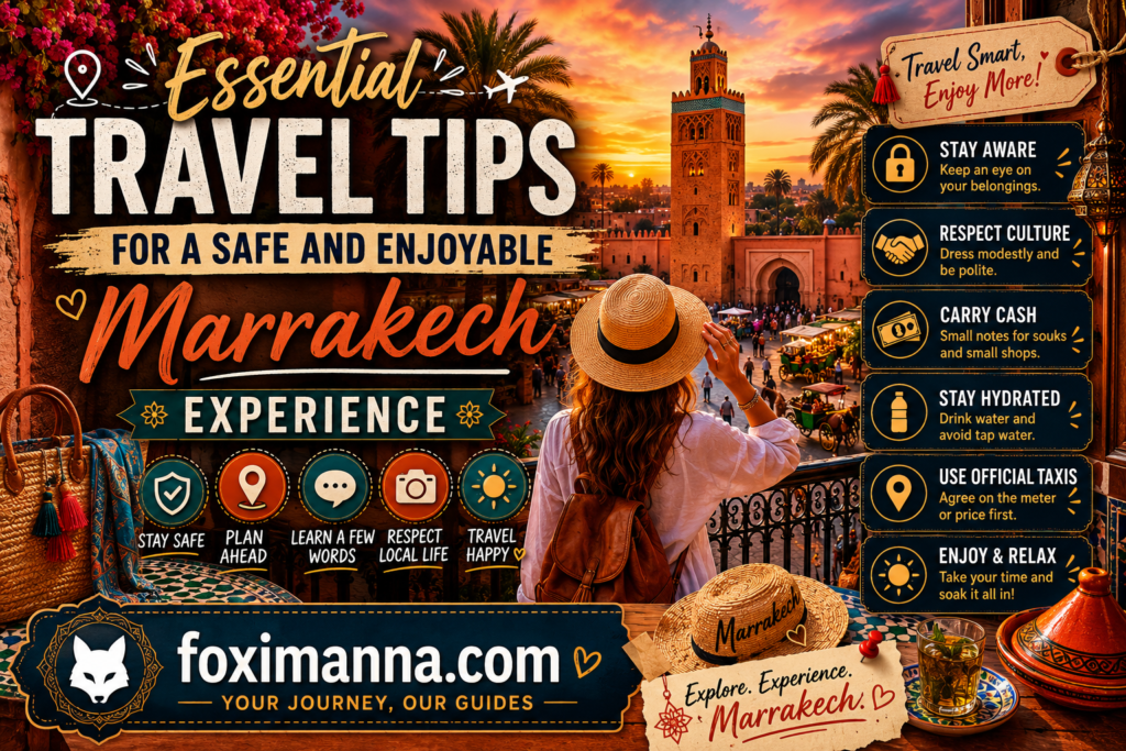 Essential Travel Tips For A Safe And Enjoyable Marrakech Experience