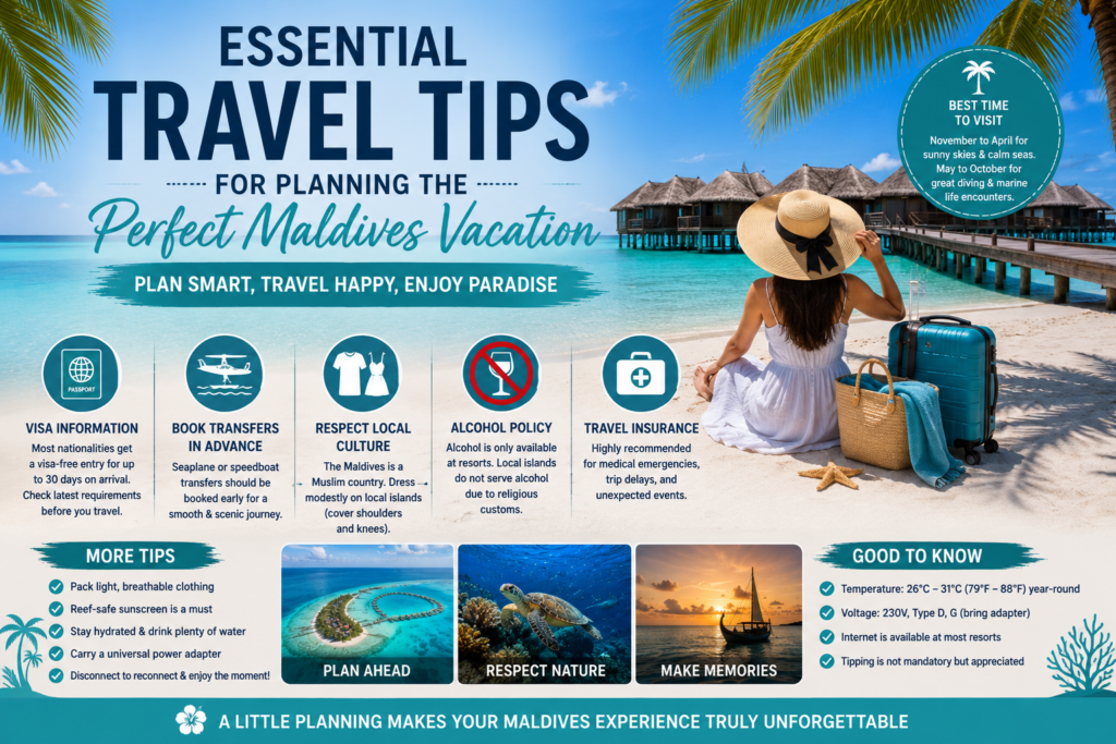 Essential Travel Tips For Planning The Perfect Maldives Vacation