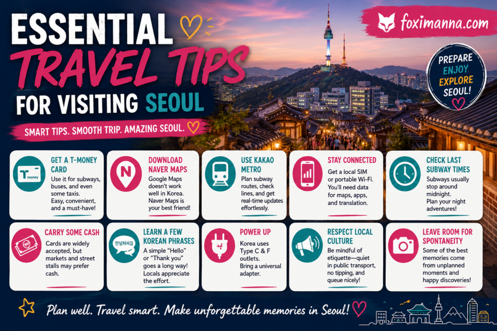 Essential Travel Tips For Visiting Seoul