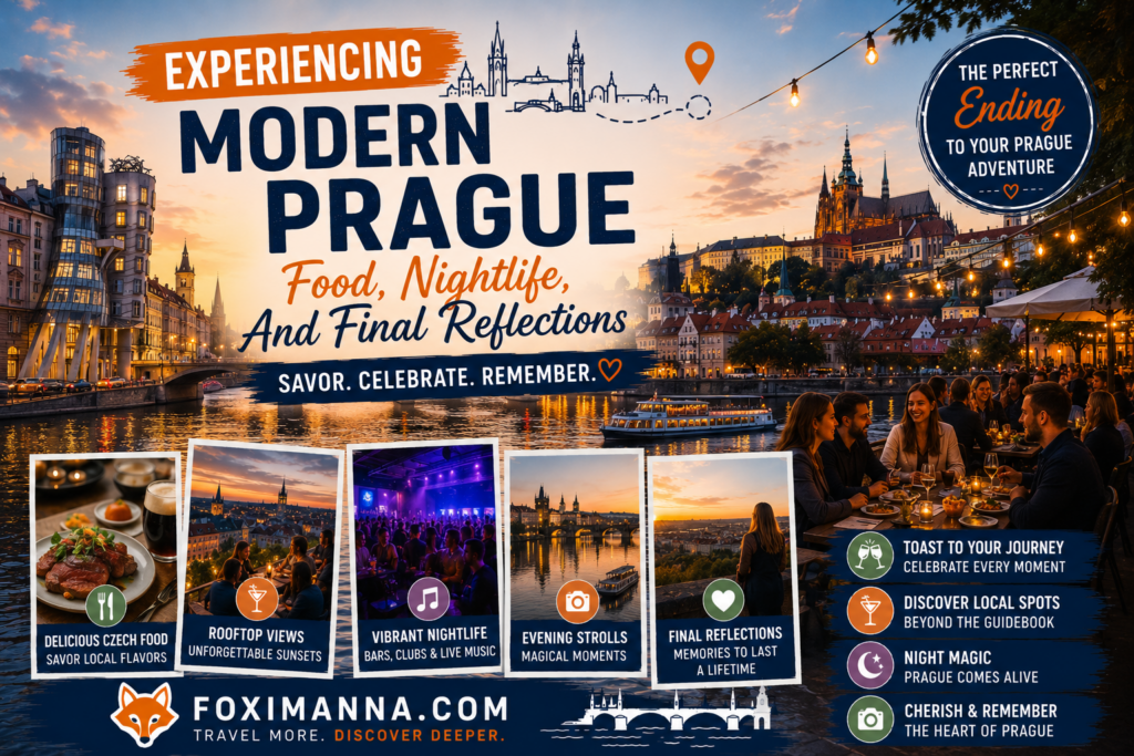 Experiencing Modern Prague Food Nightlife And Final Reflections