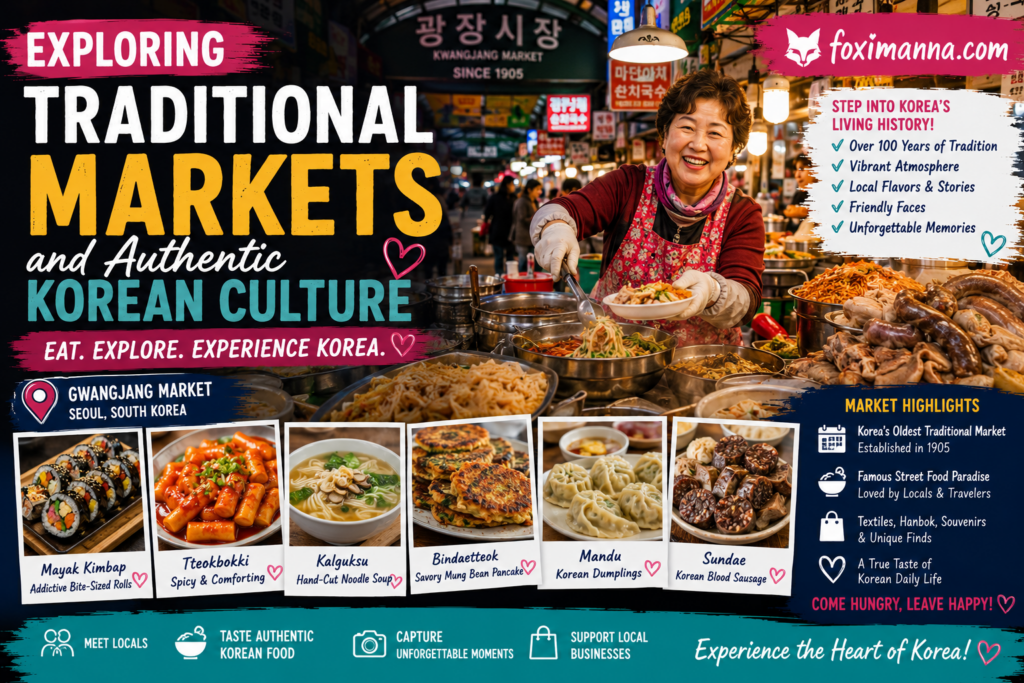 Exploring Traditional Markets And Authentic Korean Culture