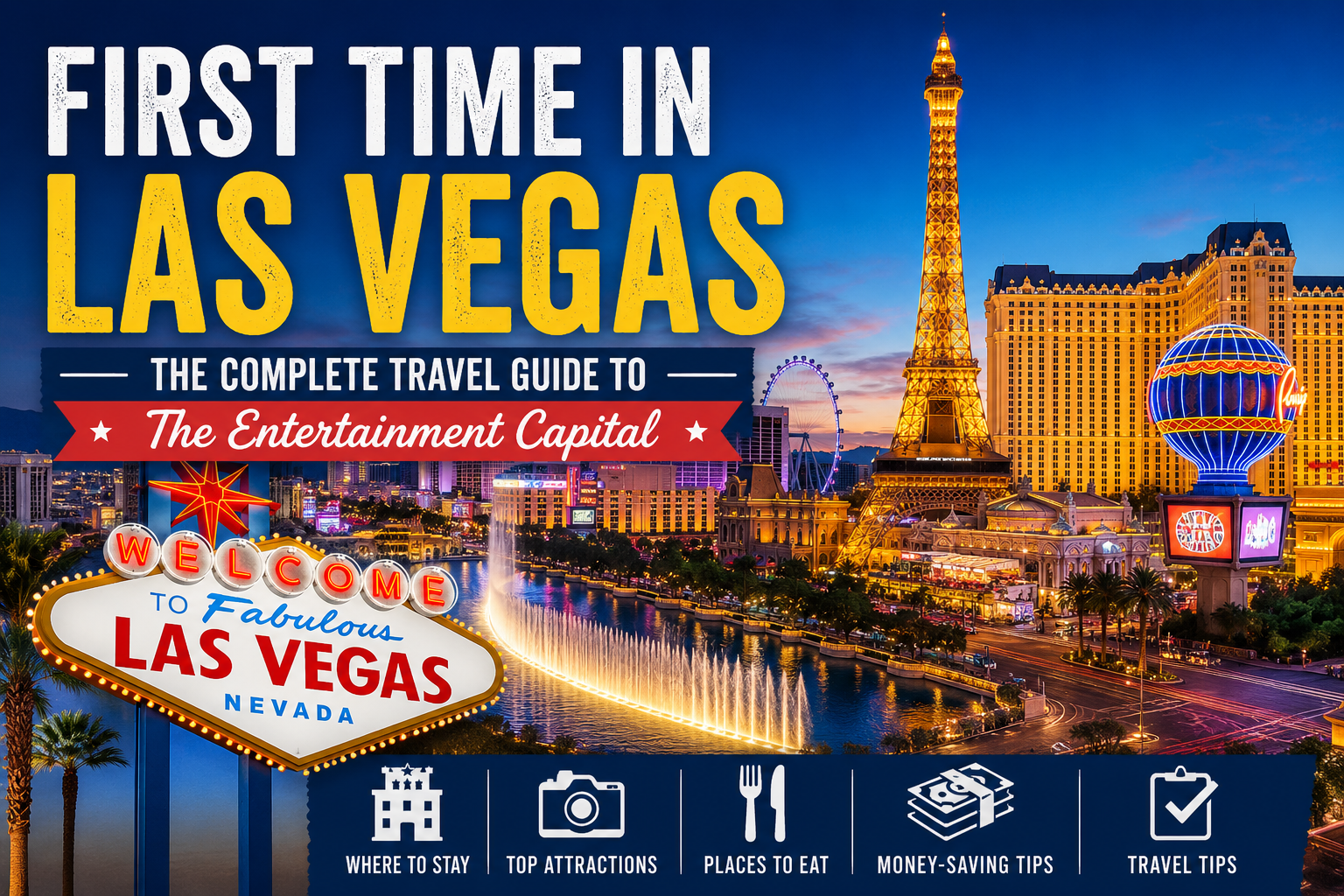 First Time In Las Vegas The Complete Travel Guide To The Entertainment Capital