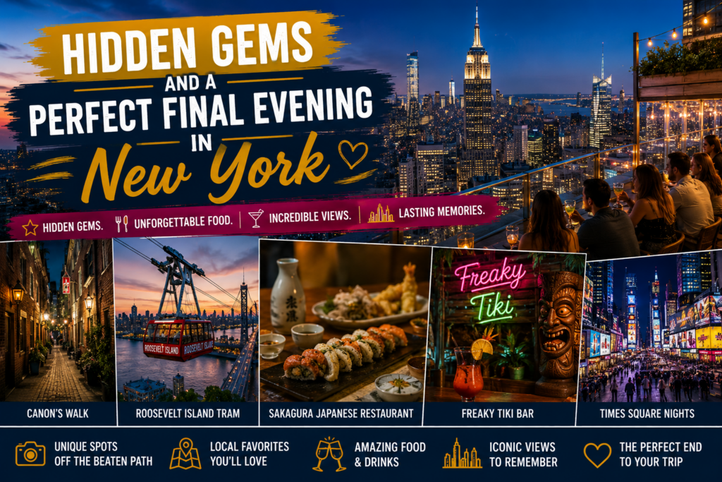 Hidden Gems And A Perfect Final Evening In New York