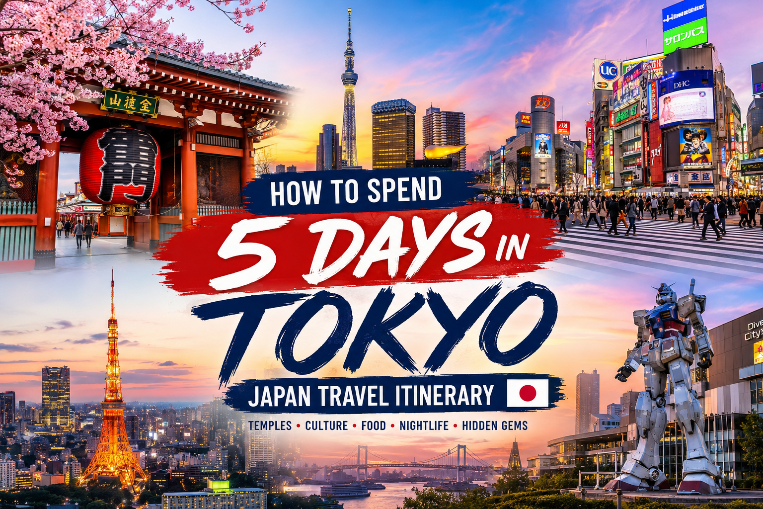 How To Spend 5 Days In Tokyo The Ultimate Japan Travel Itinerary