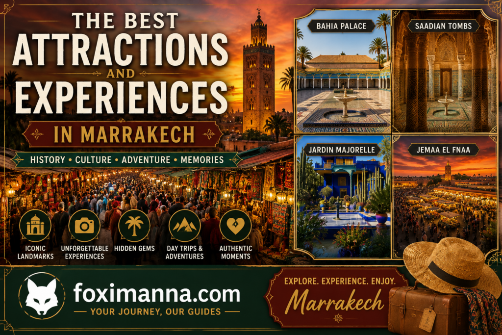 The Best Attractions And Experiences In Marrakech