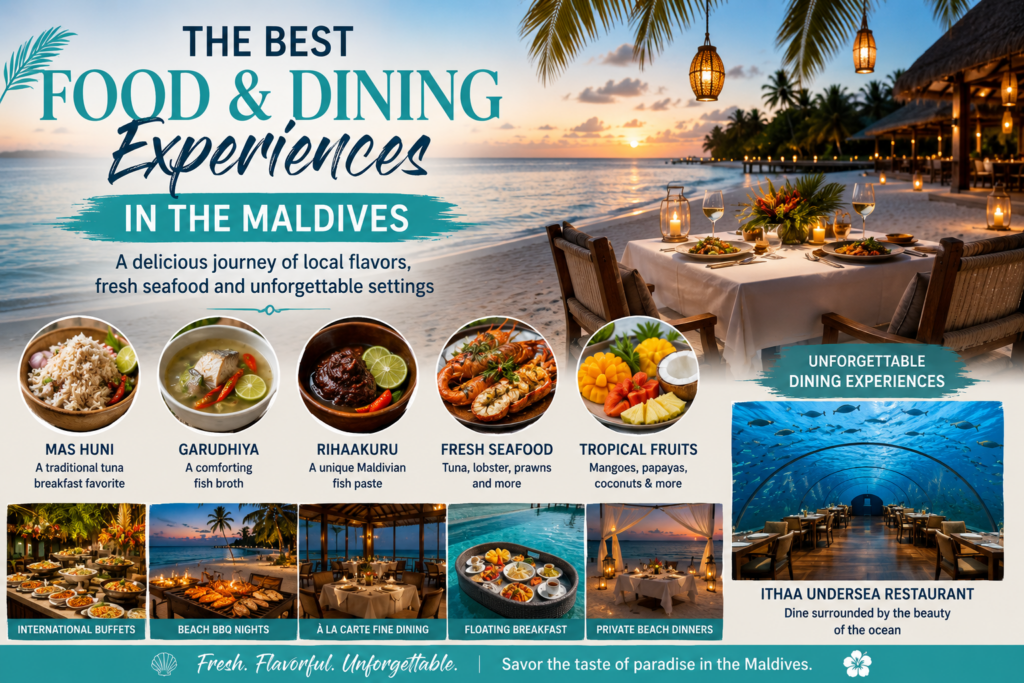 The Best Food And Dining Experiences In The Maldives