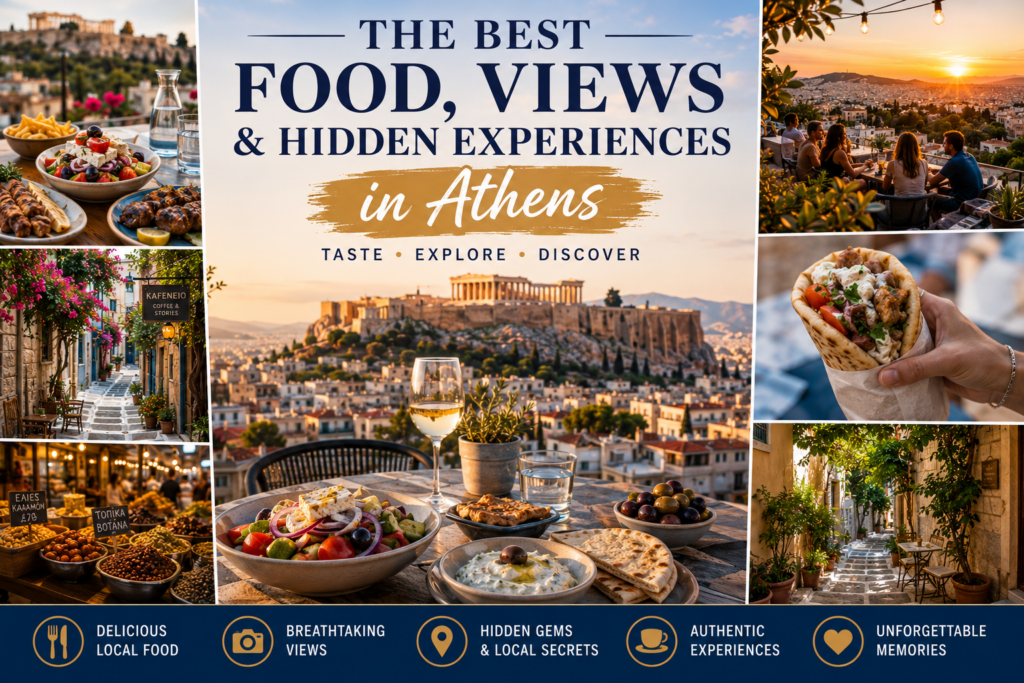 The Best Food Views And Hidden Experiences In Athens