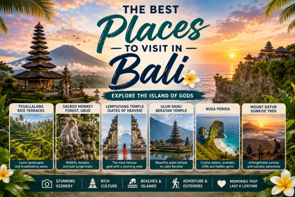 The Best Places To Visit In Bali