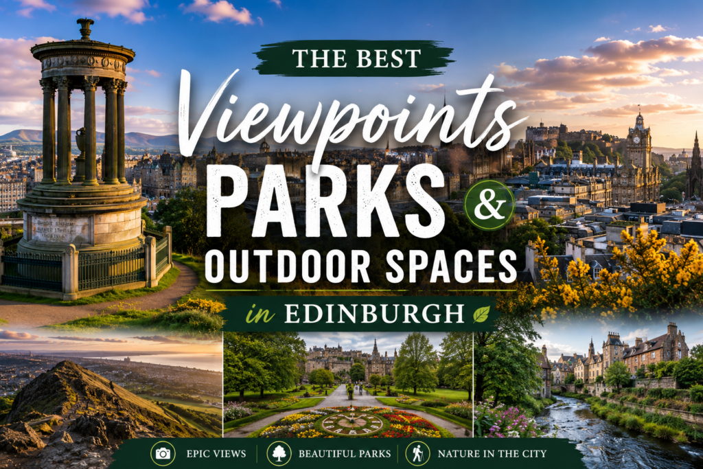 The Best Viewpoints Parks And Outdoor Spaces In Edinburgh