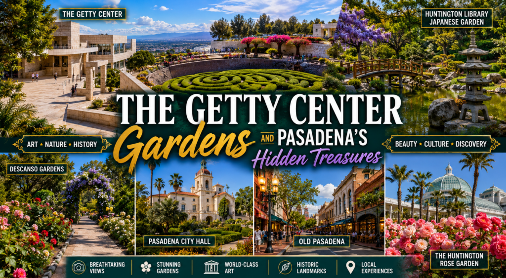 The Getty Center Gardens And Pasadena's Hidden Treasures