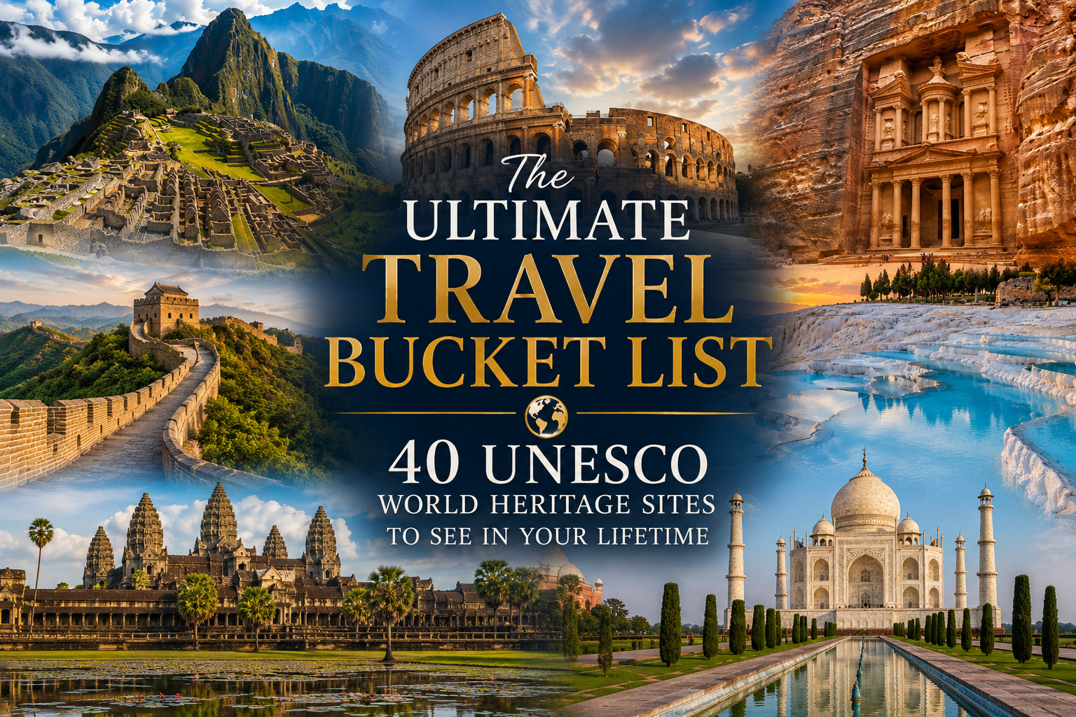 The Ultimate Travel Bucket List 40 UNESCO World Heritage Sites To See In Your Lifetime
