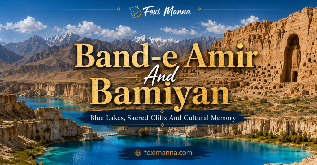 Band-e Amir And Bamiyan Blue Lakes, Sacred Cliffs And Cultural Memory