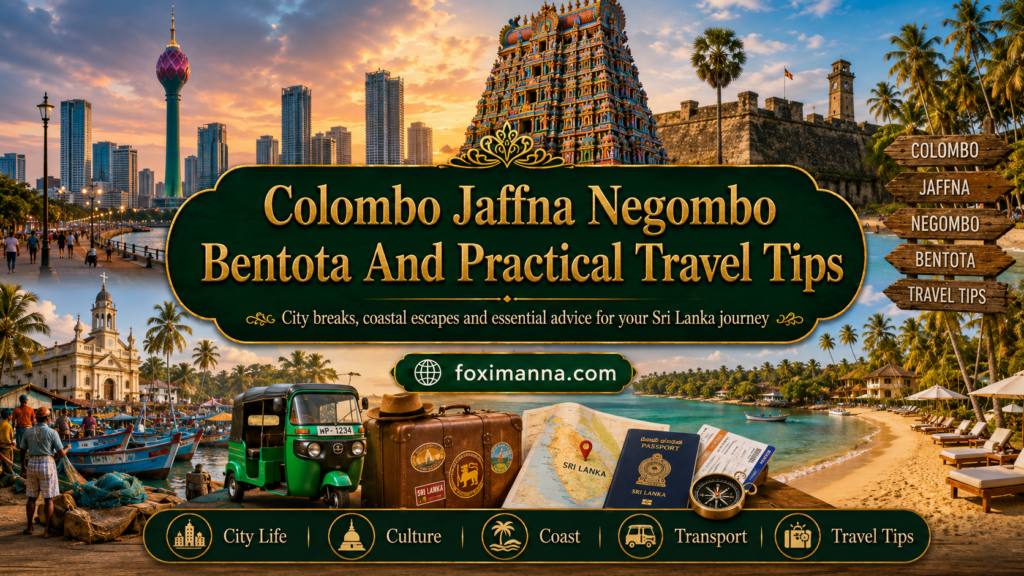 Colombo Jaffna Negombo Bentota And Practical Travel Tips