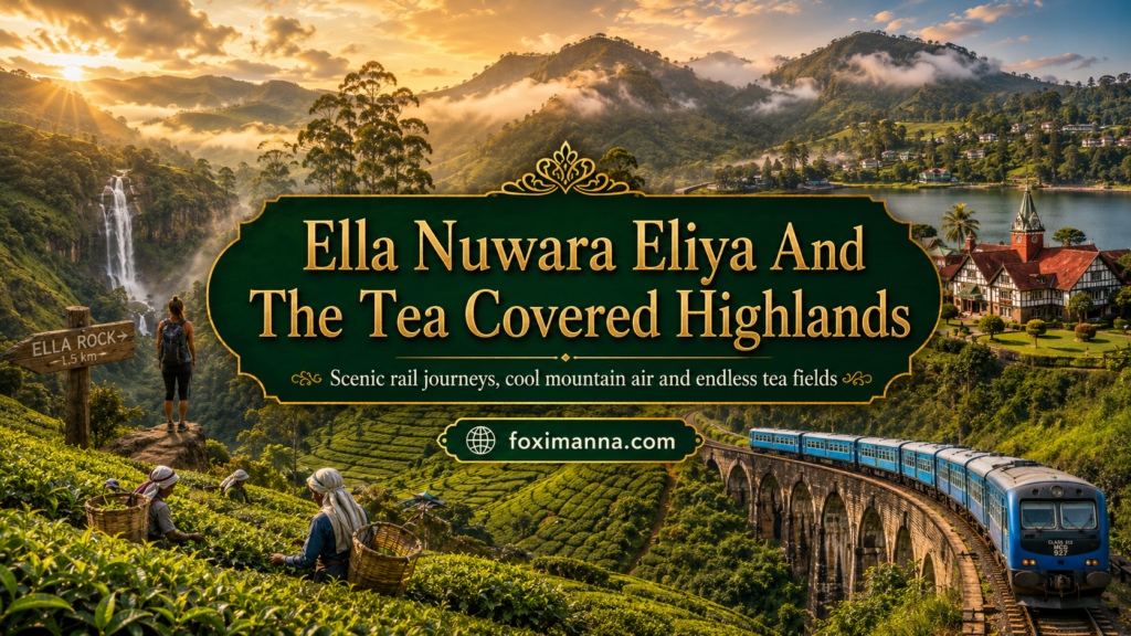 Ella Nuwara Eliya And The Tea Covered Highlands