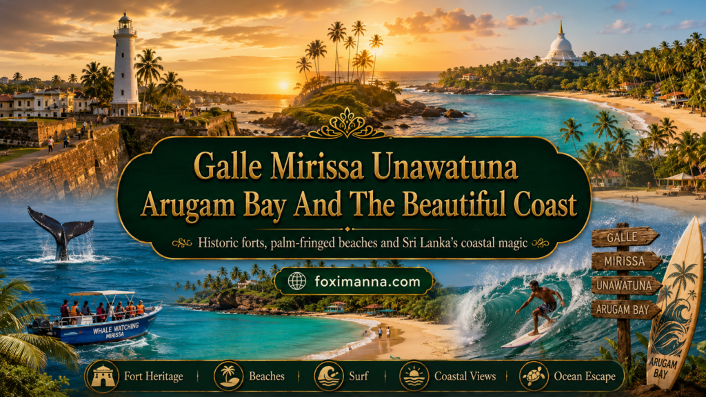 Galle Mirissa Unawatuna Arugam Bay And The Beautiful Coast