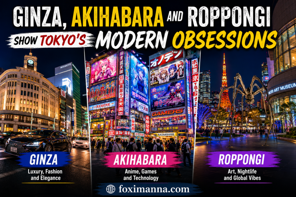 Ginza Akihabara And Roppongi Show Tokyo’s Modern Obsessions