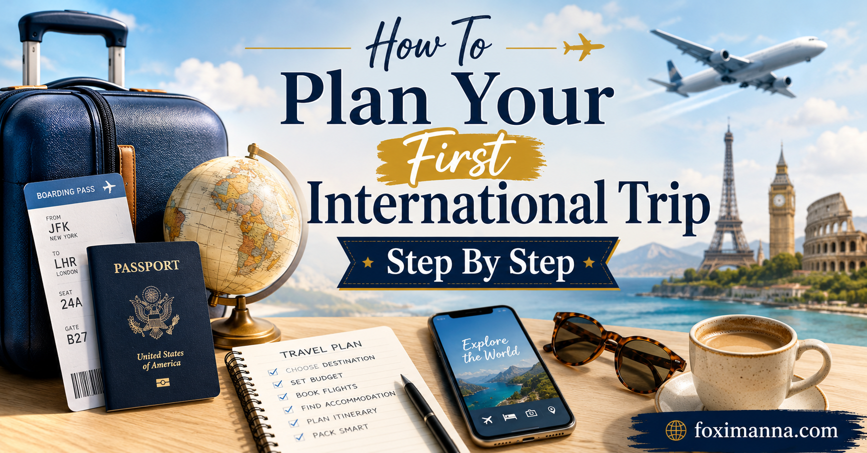 How To Plan Your First International Trip Step By Step