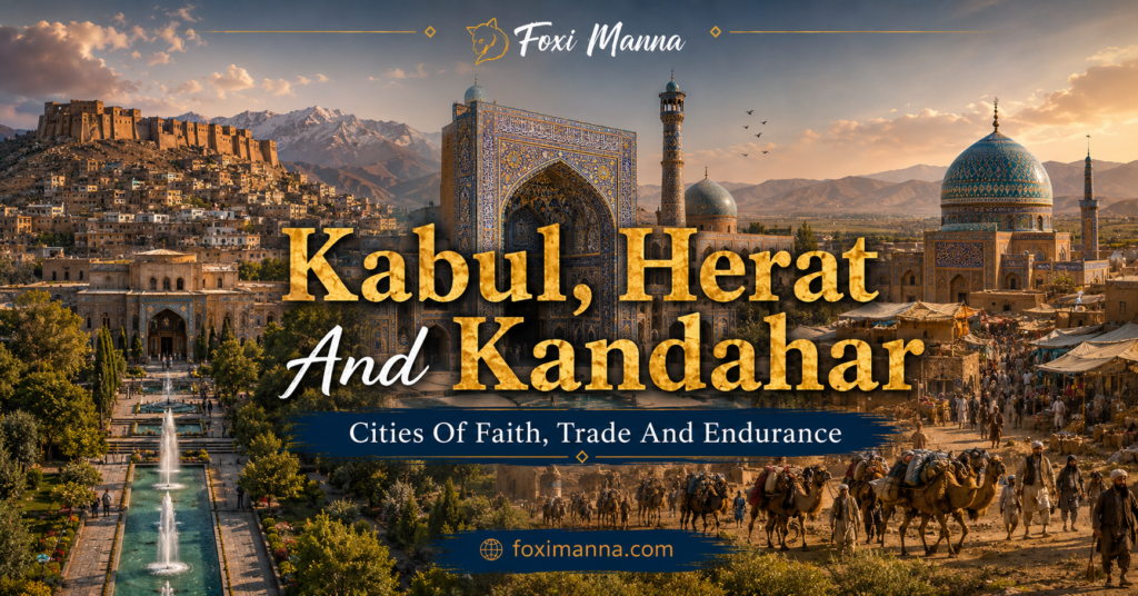 Kabul, Herat And Kandahar Cities Of Faith, Trade And Endurance