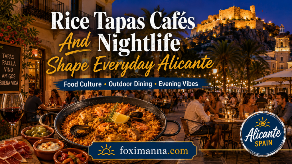 Rice Tapas Cafés And Nightlife Shape Everyday Alicante