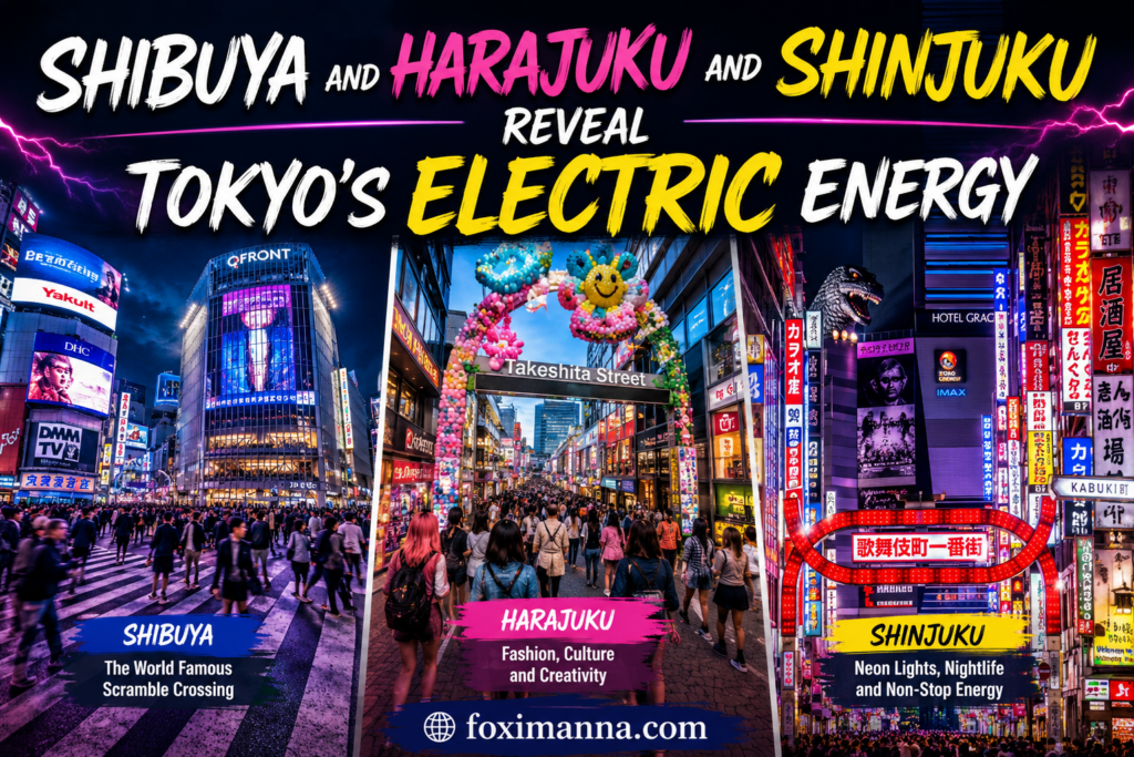 Shibuya Harajuku And Shinjuku Reveal Tokyo’s Electric Energy