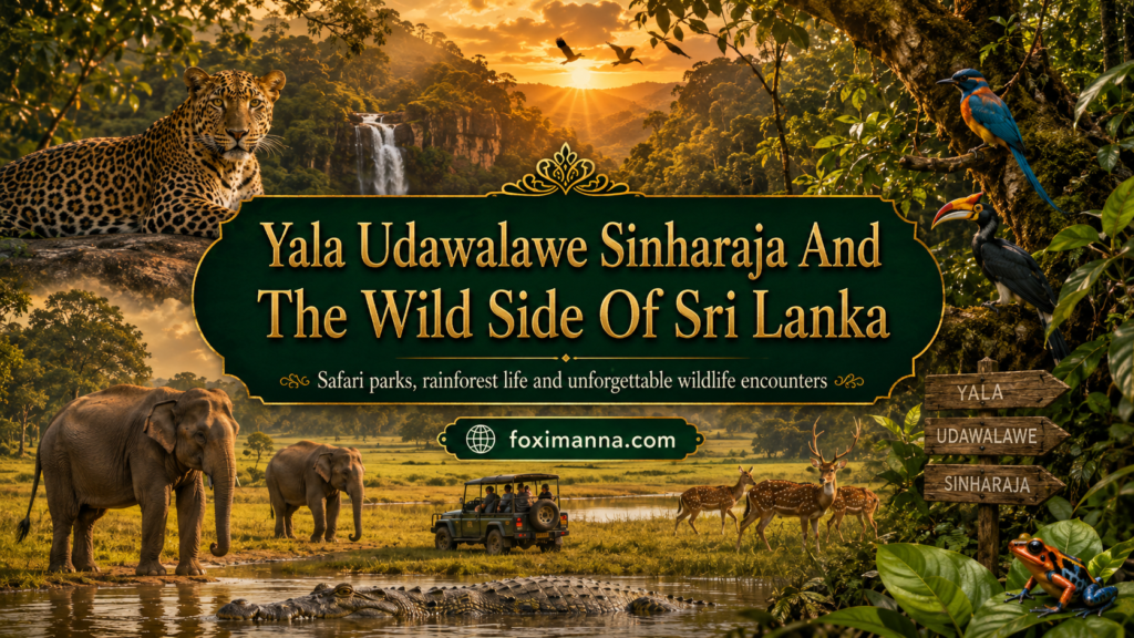 Yala Udawalawe Sinharaja And The Wild Side Of Sri Lanka